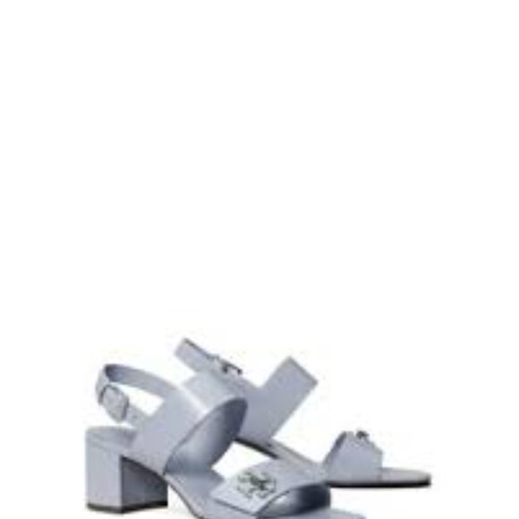 s-l1200.png NIB Tory Burch T Lock Block Heel Sandal VAPOR BLUE